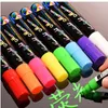 Highlighters 6pcs Candy Color Highlighter Fluorescent Pen Liquid Chalk Marker For LED Writing Board Painting Graffiti Office Supply