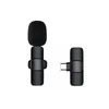 Gravação sem fio Lapela Lavalier Microfone Plug and Play Clip Wireless Mic para Android Tipo C Live Broadcast Game Phone