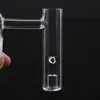 Rökning Tillbehör Quartz Finger Banger Nails med avtagbar klar pelare kostym för glas bongs