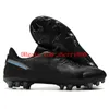 Tiempo Legend 9 AG Chaussures de football pour hommes Noir Bleu Jaune Crampons Chaussures de football Cuir scarpe da calcio