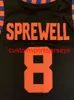 Latrell Sprewell Basketbol Jersey Erkek Kadın Gençlik Özel Numarası Adları Formalar XS-6XL