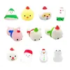 Kawaii Zachte Kat Eenhoorn Squishy Speelgoed Sensorische Healing Vinger Squeeze Fun Christmas Animal Squishoes Kids Stress Reliever Party Decor Terug naar school Geschenken G82YVS7