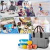 Storage Bags Waterproof Fresh-keeping Lunch Bag Thermal Insulated Box Portable Container For Picnic School