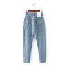 GOPLU Jeans Boyfriends Taille Haute Maman Streetwear Denim Sarouel Gland Frange Femme Grande Taille 210809