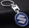 Metal Key Ring Pendant Buckle Car Keychain Automobile Brands Emblem Marks Keyrings For Nissan Seat Opel Benz Audi Ford Mini Mazda Landr