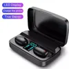 A10S TWS Earphone Bluetooth 5.0 Hörlurar med laddning Display in-Ear Mini Stereo Wireless Earuds Sports Headset för smartphone PK A6S E6S