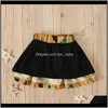 Kleidung Girls Afrikanische Böhmen -Outfits Kinder Print Röntgenfasskirts 2pcsset Frühling Herbst Kinderkleidung C1644 HQI9O ARNL77326975