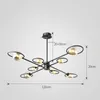 Nordic LED Glass Pendant Lamp Lights Modern Creative Living Room Hanging Taklampor Bedroom Light Fixtures Loft Chandeliers