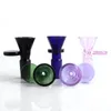 DHL!!! Beracky 14mm 18mm Male Glass Funnel Smoking Bowls Colored Heady Bong Bowl For Water Pipes Dab Oil Rigs Bongs