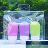 Storage Bottles & Jars Portable Travel Set Proof Squeezable Silicon Tubes Size Toiletries Containers Carry On Approved Refillabl1