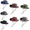 Moda Kova Şapka Açık Yürüyüş Avcılık Hasır Şapka Geniş Kenarlı Balıkçı Su Geçirmez Güneş UV Koruma F Şapkalar