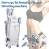 10 in 1 Cryolipolysis 뚱뚱한 동결 슬리밍 기계 5 Cryo Heads 3 RF 핸들 8 레이저 패드 Cryotherapy 미용 장비