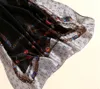 2021 nouvelle soie imprimé foulard en soie sauvage mince écharpe femmes été crème solaire gaze surdimensionné châle en gros