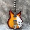 Nieuwe aankomst 6 string akoestische elektrische gitaar, rode verf half lege kern, nek 3 spelling, palissander toets,