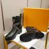 Kvinnor Designer Discovery Flat Ankel Boots Chelsea Boot Casual Äkta Läder Sneakers Formella Bröllopskor 35-40