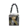 Vrouwen geschenkdoos vorm prom handtas dames bruiloft avondfeest acryl clutch banket portemonnee tas