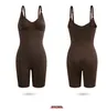 Corset Women Seamless Full Body Waist Tummy Shaper Control Bodysuit Backless Slimming Shapewear 072001