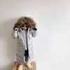 OLEKID Piumino invernale russo per ragazze Cappotto caldo lucido impermeabile 5-14 anni Parka per ragazza adolescente Tuta da neve 211203