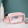 3 sets Large Capacity Make Up Makeup Organizer Bag Travel Cosmetic PVC Transparent Toiletry Bags Pool Beach Storage Beauty Case & Cases