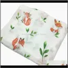 Swaddling Nursery Baby Kids Maternity Drop Delivery 2021 Ins Feather Muslin Baby Blanket Cotton Bamboo Fiber Bedding Swaddle Wrap For Born Bl