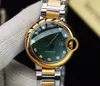 New women Automatic Mechanical watch sapphire Stainless steel Geometric Date Wristwatch for female girls cz diamond clock 33mm