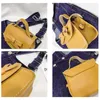 2021 Backpacks Children's Shoulder Bag PU Leather Solid Bowknot Girls Princess Handbag Lovely Baby Mini Messenger Bags Kids Coin Purse