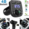 FM X8 Şarj Verici AUX Modülatör Bluetooth Handsfree Kiti Araba Ses MP3 Çalar ile 3.1A Hızlı Şarj Çift USB Şarj