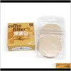 Filtres Coffeeware Cuisine, Salle À Manger Bar Maison Jardin Drop Delivery 2021 En Bois Rond Goutte À Goutte Papier Moka Pot Espresso Filtre 100Pc/Pack Passoire