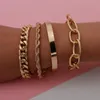 Europe et les États-Unis Bangle de bracelet en or Simple Gold ne perdent pas la couleur du design de luxe 233a3777120