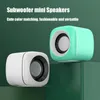 Pink Green Wired Компьютерные динамики AUX вход USB Powered Bass Armorcy Mini Speaker Ноутбук на рабочем столе 6 Вт громкоговорители