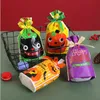 Halloween Bonbons Sacs En Plastique Traiter Cordon Cadeau Emballage Sac Fête D'anniversaire Snack Emballage Fêtes De Mariage Faveur 50 pcs/lot