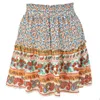 Summer style Casual women beach boho mini skirt womens Floral Printed Bohemian fashion flower print Skirt women skirts 210514