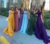 Elegant Sleeveless One Shoulder Bridesmaid Dress A Line Spring Summer Garden Maid of Honor Gown Wedding Guest Tailor Made Plus Size Available