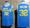 NCAA UCLA Bruins College Basketball Maglie Johnny Juzang 3 Zach LaVine 14 Kevin Love 42 Russell Westbrook 0 Lonzo Ball 2 Reggie Miller 31 Blu Bianco Giallo Walton 32