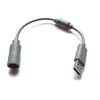 Szary USB Extension Cable Converter Trwały przewód adaptera Breakaway dla Microsoft Xbox 360 Przewodowy kontroler Gamepad