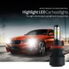 2pcs 4면 자동차 LED 헤드 라이트 전구 COB H4 H7 H11 H8 HB4 HB3 9006 9005 자동 전조등 안개 조명 램프 360도 8000lm 화이트