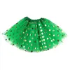 Bébé Tutu Tulle Jupes Or Polka Dot Danse Pettiskirt Ballet Scène Jupe Princesse Fête Mini Robes DanceWear Costume Dressup Fantaisie Jupe B8218