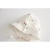 Reine Baumwolle langärmelige Krabbel-Bodys südkoreanische Version der Herbst-Baby-Kleidung mit Hüten und Kleidung 210701