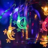 Star Fairy Lights Ball Led String Maan Lamp Ketting Garland Kerstmis Buiten Decoratie Yard Garden Slaapkamer Woonkamer Bruiloft Y0720