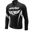 Pro Team MORVELO Maglia manica lunga da ciclismo Maglia da bici MTB da uomo Autunno Traspirante Quick dry Top da corsa Abbigliamento da bicicletta da strada Abbigliamento sportivo da esterno Y21042126