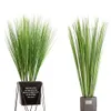 5Pcs/lot Artificial Green Plants PVC Onion Grass Pot Flower arrangement Living Room Garden Decoration Bonsai