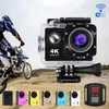 Kameror HYBON MINI 4K ACTION CAMERA Vattentät undervattens Remote WiFi 2 0 CAM 30M utan kontroll245H1851461