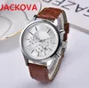 Top Quality Fashion Casual Quartz Regardez Big Cadran Homme Montre-bracelet Luxe Mâle Classic Cuir Table Horloge Saint Valentin Cadeau de Noël Présent