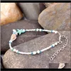 Drop Delivery 2021 Handmade Beads Sandal Anklet Bracelet Foot Jewelry Shell Starfish Anklets For Women Ps0967 E9Wrb