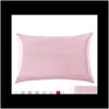 30 100 Silky Satin Hair Beauty Pillowcase Standardqueen 1Pc Pillow Case Hmfnc 5E8Ka