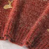 ebaihuiの女性のカワイイulzzangヴィンテージ大学の鹿刺繍セーター女性韓国厚いかわいい緩い原宿服211215