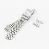 Watch Bands 22mm Stainless Steel Curved End Bead Of Rice Band Strap Fit For SKX 007 Deli22