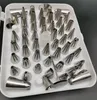 52Pcs/Cake Tools Multiple Stainless Steel Nozzle Tips DIY Cake Decoration Tool Icing Pipe Cream Pastry Bag Kitchen Baking Supply