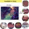 Mushroom Forest Castle Tapestry Fairytale Trippy Kleurrijke Butterfly Muur Opknoping Tapestry voor Thuis Dorm Fantasy Decor