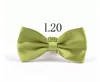 Atacado BowTie Mens Dickie Bow Tie Ties Ajustável Baile de Formatura de Casamento Cores Sólidas Seda Lisa 35 cores à venda